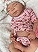 Abenduot 18inch Open Mouth Full Body Silicone Baby Dolls,Lifelike Soft Solid Silicone Newborn Doll Anatomically Correct Girl Dolls-Pascale