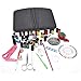 Produktbild Nähset mit 130 Nähzubehör,Xiuyer Mini Nähzeuge Set mit Schwarzer Tasche 40 Spulen Faden und 30 Nähnadeln Sewing Kit für Kinder Anfänger Reise Camping Haushalt