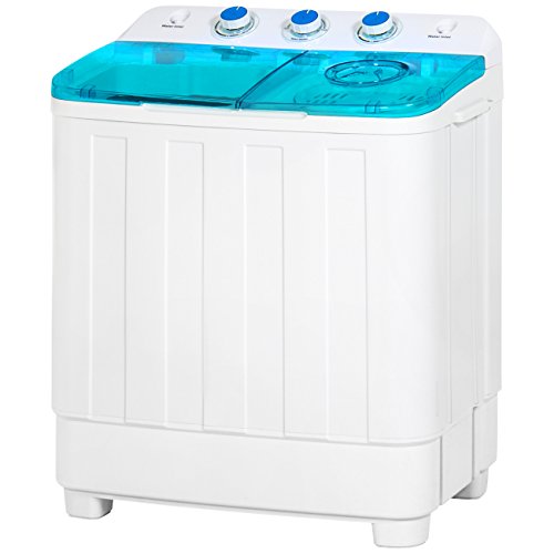 Best Choice Products Portable Mini Twin Tub Compact Washing Machine w/Spin Dry...