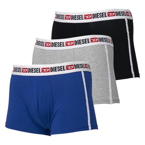 Diesel Men's 3-Pack Shawn Stretch Boxer Trunk