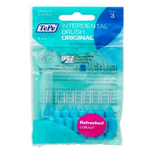 TePe 0.6 mm Size 3 Original Interdental Brush - Pack of 8