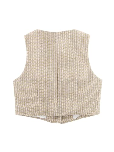 Women's Elegant Texture Sets with Belt Mini Skirts Shorts Short Vest3