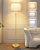 Qingmiao Stehlampe Wohnzimmer Modern Gold Stehleuc...