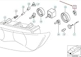  63128401662 8401662 Frontscheinwerfer-Adapter für Z3 Serie E36