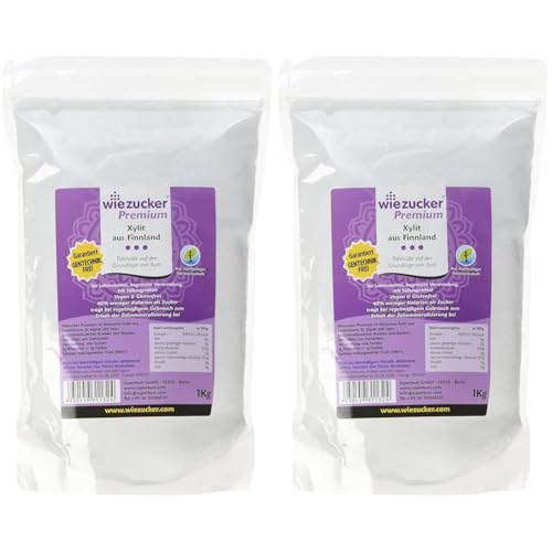 1 Kg Birkenzucker Original aus Finnland (Packung mit 2)