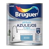 BRUGUER Esmalte Azulejos al Agua Satinado Azul Oceano 750ml