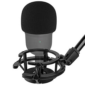 ⭐️人気商品⭐️ショックマウント マイク用 ブラック Amazon | Auphonix ショックマウント Blue Yeti and Snowball