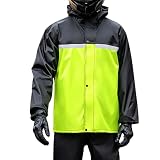 Stile informale e allegro Generico Completo Impermeabile Moto Diviso Giacca da Uomo e Pantaloni Leggero Traspirante Antipioggia Resistente all\'Acqua per Ciclismo Motociclismo Esterno Sportivo Viaggi sotto la Pioggia
