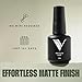 V Beauty Pure Non-Wipe Gel Top Coat Nail Polish (Matte) - Long-Lasting No Chip Nail Polish Topcoat with Matte Finish for Stronger Nail Beds - Led & UV Light Gel Polish for Pedicures & Manicures, 15 ml