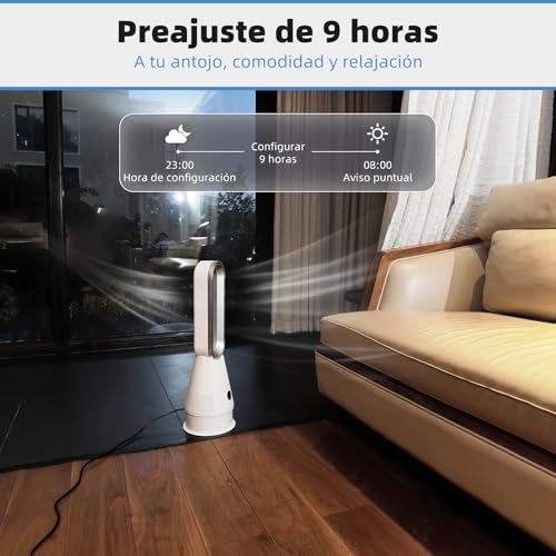 BeSokar Ventilador Torre JF-500 con Calefacción, Enfriamiento, Purificador de Aire, Oscilación de 120° y Mando a Distancia​​ - imagen 8
