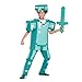 Disguise Minecraft Diamond Sword Costume Accessory, Official Plastic Dress Up Prop, One Size