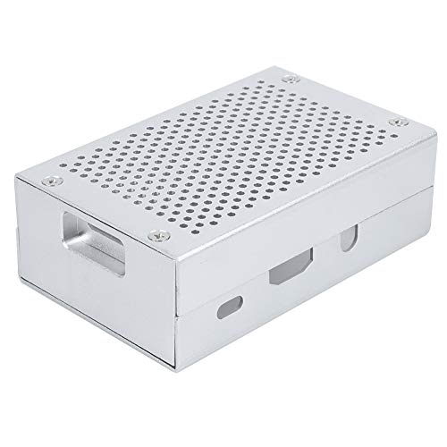 Eacam Enceinte de Boîtier en Métal, Boîtier en Alliage en Aluminium avec Bonne Dissipation de Chaleur, Structure Séparable, Durée de Vie Longue pour la Framboise Pi 3 Modèle B +,