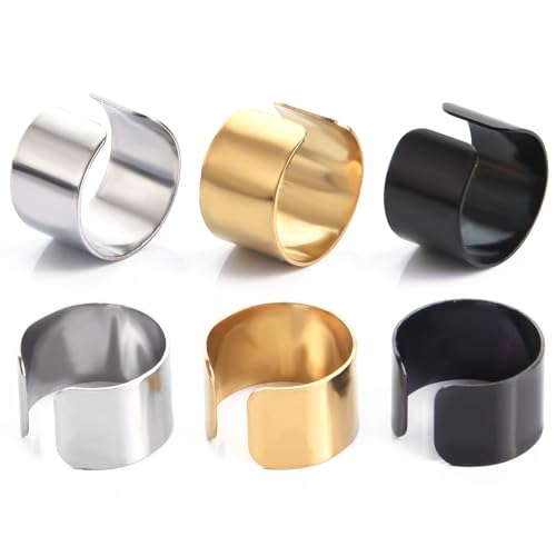 [SEIYA INTERNATIONAL] イヤーカフ メンズ ステンレス 金属アレルギー対応 イヤリング フェイクピアス シンプル 軽量 マルチカラーの商品画像（Amazon）
