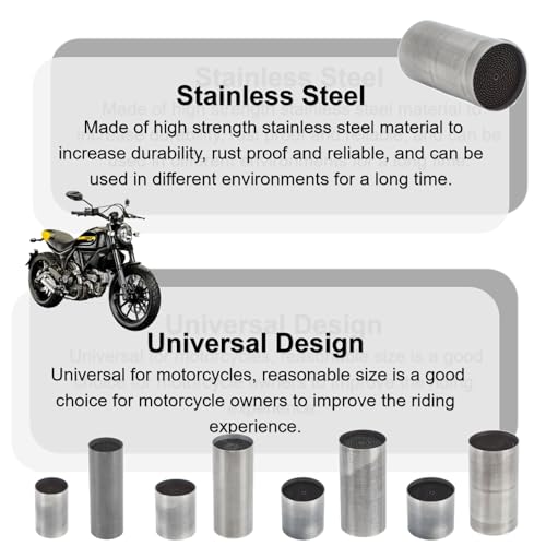 Katalytischer Katalysator Motorrad auspuff katalysator 47mm Katalysatoren für Stahlauspuffrohre, hochfest, 53 x 50 mm Exhaust Pipe Catalyst Catalizadores