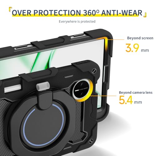 Carcasa Huawei MatePad Mini 8.8 robusta negra con correa de hombro 7