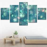 SIGNWIN 5 Panel Canvas Wall Art Modern Art Abstract Closeup Industrial Modern Art Multicolor Patterns for Home Decorations Ready to Hang - 60