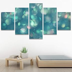 SIGNWIN 5 Panel Canvas Wall Art Modern Art...