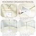 POVETIRE Headband Holder Organizer Bow Organizer for Girs, Metal Hair Band Stand Baby Headband Storage Display Hair Accessories Organizer Rack Neutral Pacifier Clip Baby Bibs Newborn Essentials