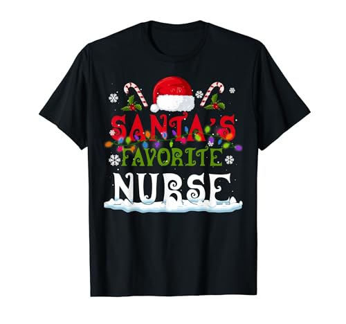 Suéter de Navidad Be nice to the Nurse Santa is Watching Camiseta