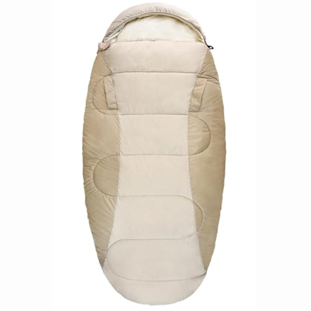 Sleeping Bag Windproof Down Fill Multi-Season Design for Adults Ideal for Backpacking Camping Mountaineering and Outdoor Activities