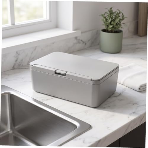 DEEPCRAFF Refillable Wipe Container with Sealing Design Lid and Leakproof Rim, Plastic Wet Tissue Holder for Bathroom and Kitchen, Easy to Access and Prevents Tissues from Bunching - 4