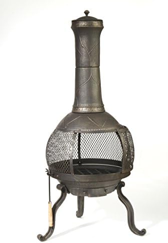 Deckmate Sonora Outdoor Chimenea Fireplace Model 30199