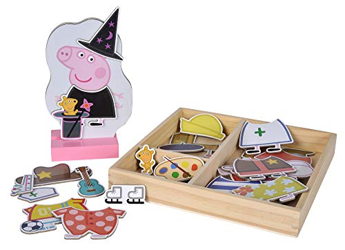 Eichhorn - magisches Umzieh-Puzzle Peppa Pig, 29 Kleidungsteile zum Verwandeln, inkl. magnetischer Fläche mit Standfuß… – Bild 3