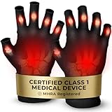 iMedic Arthritis Gloves for Men & Women - Class 1 Medical Device - MHRA Registered – Medium Fingerless Compression Gloves for Everyday Use – Relieve Arthritis Pain & Improve Mobility - Black