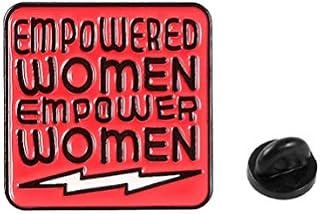 Holibanna Feminism Brooches Pin Empower Women Letters Brooch Dissent Brooche Pin Feminist Badge Enamel for Women Rights Ruth Bader Ginsburg Jewelry Gift