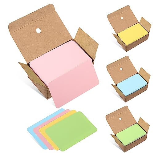 Angoily Thick Kraft Paper Cards Boxes of Blank Cards Fade-Resistant Multi-Design