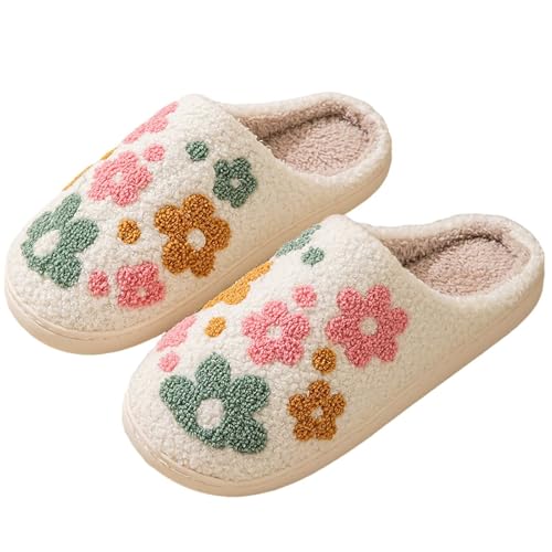 Image of Women's Men's Strawberry Slippers Cute Fruit Home Slippers Winter Fuzzy Memory Foam Fluffy Warm House Shoes
