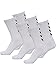 hummel Herren FUNDAMENTAL Sportsocken - Ideal für Sport & Alltag - Feuchtigkeitsmanagement - Fußgewölbeunterstützung - 6 Paar Socken - weiß - 46-48 (14)