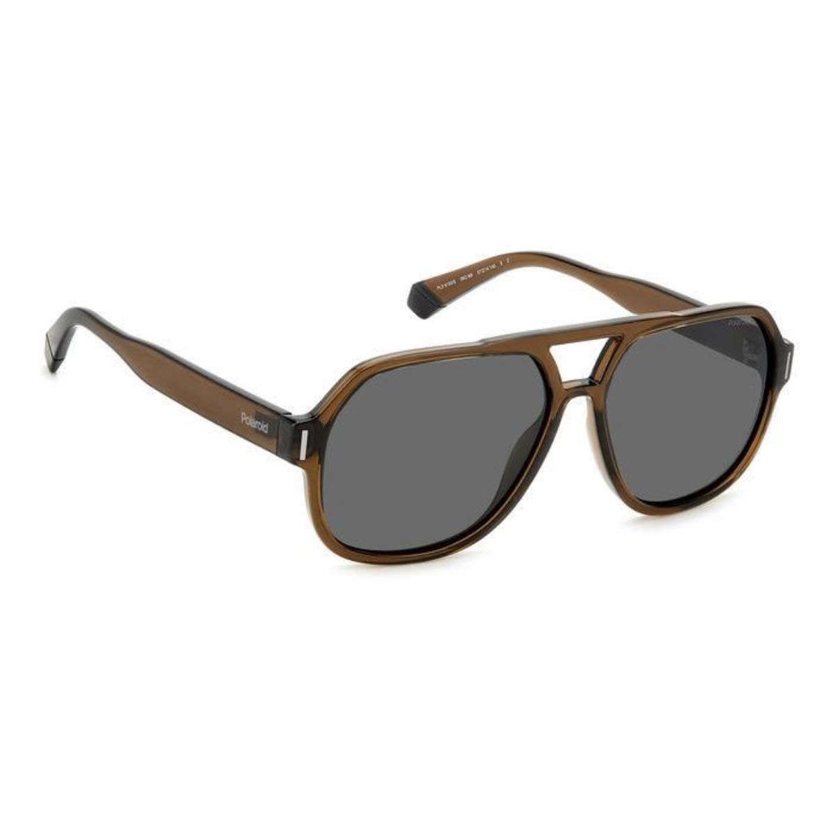 POLAROID Brille PLD 6193/S Größe 57-14 mm Braun polarisiert