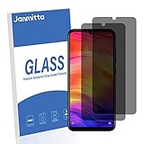 Jbao Direct Compatible Xiaomi Redmi Note 7 Pro Privacy Screen Protector, Anti-Spy Tempered Glass Film, 2.5D [Bubble Free] [Anti-Scratch] [Smooth Touch] HD Clear Film for Xiaomi Redmi Note 7 Pro