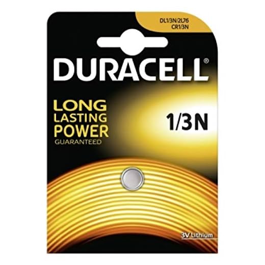 Fotobatteri Duracell DL1/3N 1-enhet blister, 3 V, Litium