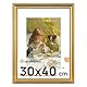 upsimples 1pack Bilderrahmen 30x40 Vintage Gold, Rahmen 30x40 Für Wanddekoration oder Tischpräsentation