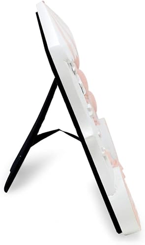 Miniatura 4 de Isaac Jacobs Marco de fotos de bebé de resina Sentiments de 4 x 6 pulgadas, marco de fotos horizontal de recuerdo con caballete y pestañas colgantes