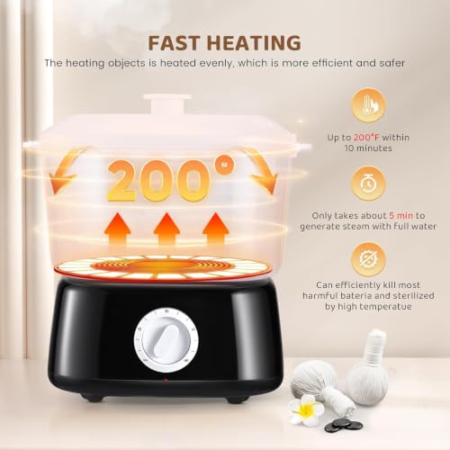 Máquina de toallas calientes con temporizador rápido y clip higiénico 5
