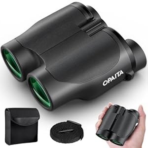 Compact Binoculars for Adults High Powered – OPAITA 20×32 Small Binoculars for Adults Kids with Low Light Vision for Hunting Cruise Ship Travel Concert Hiking Gifts for Men Women