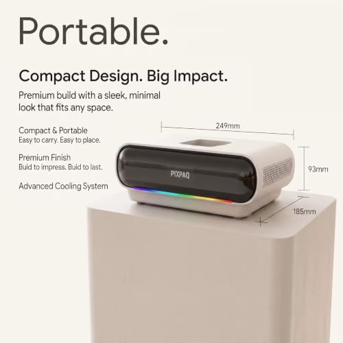 Image of Edge Japan Triple Laser UST Projector with Google TV, 4500 ANSI