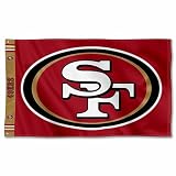 San Francisco 49ers Printed Header 3x5 Foot Banner Flag