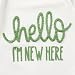 ZOELNIC Newborn Romper Baby Boy Cotton Jumpsuit New Baby Hat Gloves Romper Coming Home Clothes Outfits (White, Newborn)