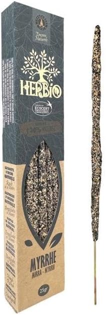Fragrances & Sens Herbio natural myrrh incense sticks, 20 g