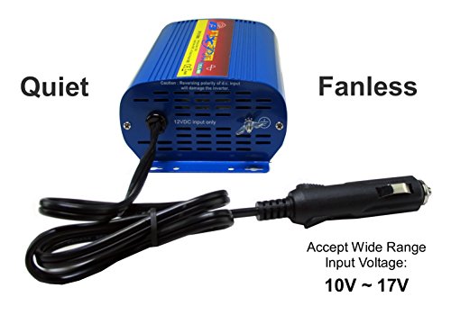 Bixpower 12V Dc To 110V Ac 150W True Pure Sine Wave Fanless Quiet Power Inverter - 150Ns #TOP2