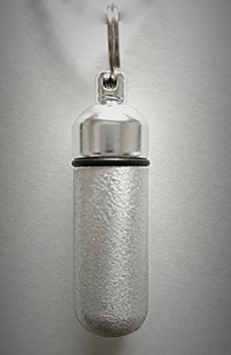 Unique Brushed Silver Motorcycle Cremation Urn Swivel Steel Keychain With Engraved Flag #TOP2