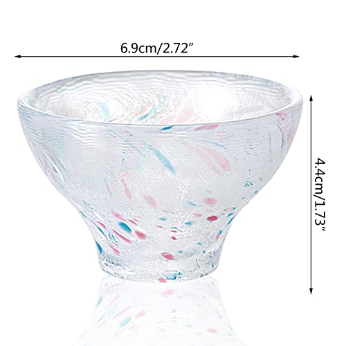 Copos de Copos de Vidro Japonês Cups Conjunto Conjunto de Chá Japonês Copos Soju Copo de Vidro Set S