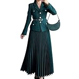 [Occasion] : Tenues d'affaires 2 pièces pour femmes, ensembles jupe-veste adaptés au bureau, au travail, aux réunions, aux affaires, aux tenues formelles, professionnelles, aux voyages d'affaires, aux sorties, aux fêtes, aux clubs, aux vêtements de ville, etc.