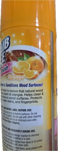 Furniture Polish~ Scrub Free- (3pk- 30 0z) (orange)