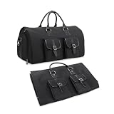 Wintem - Borsa Impermeabile 2 in 1 da Viaggio con Porta Scarpe, Tasche Multiple, Dimensioni 33x56x32 cm, Ideale come Borsone Sportivo, Bagaglio a Mano e Uso Quotidiano