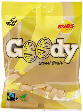 Goody Sweet Ovals Banana Caramel 2 Pack of 90g